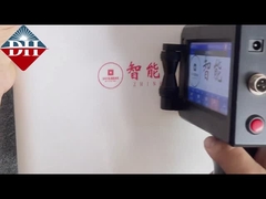 2.54 cm taşınabilir el mürekkep jet yazıcısı çeşitli renk mürekkep kartuşları ile eşleşen baskı